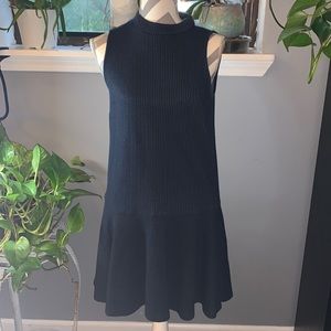 Loft blue sleeveless dress